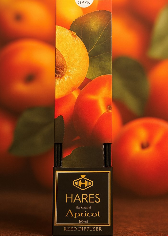 دیفیوزر خوش بو کننده هوا 100میل hares رایحه appricot