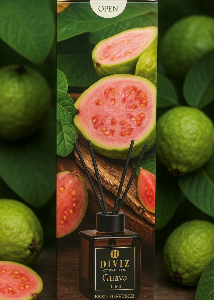 دیفیوزر خوش بو کننده هوا 100میل diviz رایحه guava