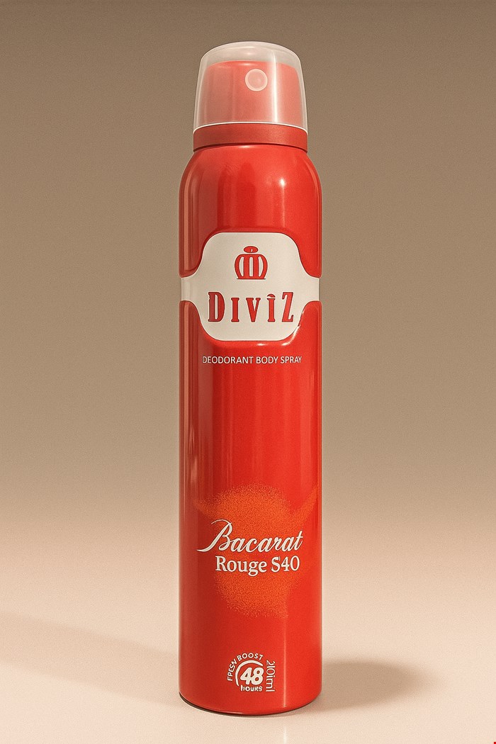 دئودورانت200میل بلند diviz رایحه bacarate rouge