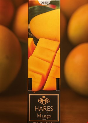 دیفیوزر خوش بو کننده هوا 100میل hares رایحه mango