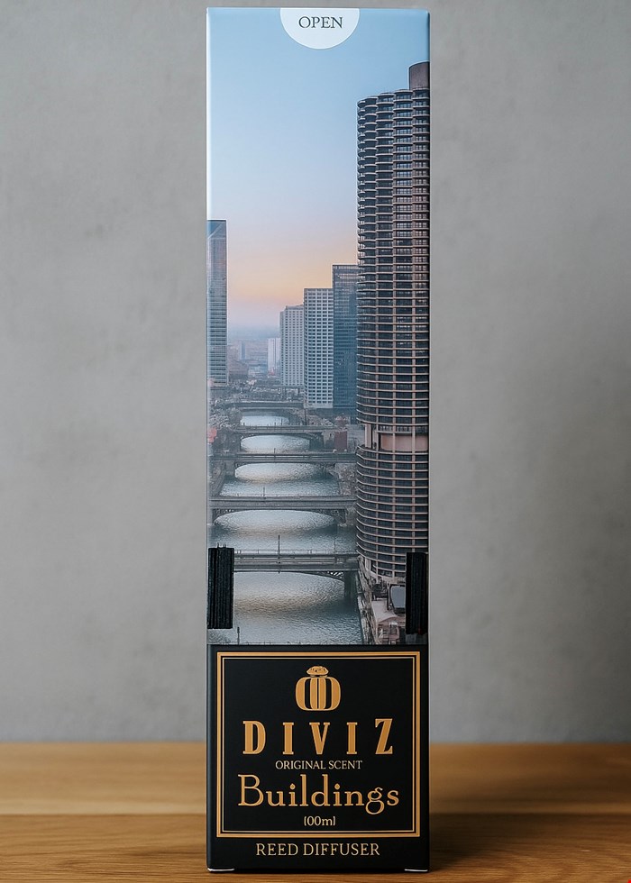 دیفیوزر خوش بو کننده هوا 100میل diviz رایحه building